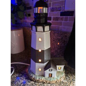 Lefton Historic Montauk Point Beach Nautical Lighted Nightlight Lighthouse